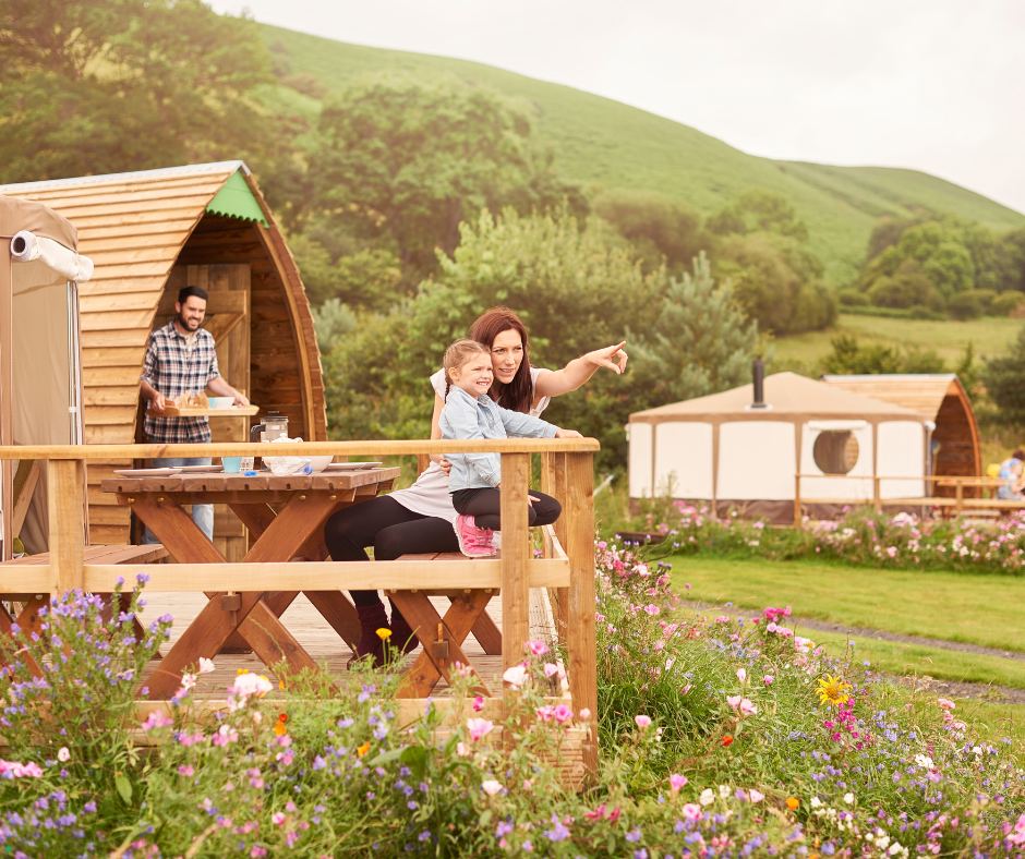 A beautiful yurt in the countryside