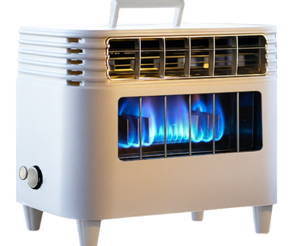 EMBER 18K BTU Propane Heater | Portable Indoor/Outdoor | Whisper Quiet Fan w/8 FT Range | No Power Needed