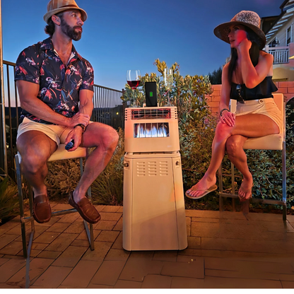 EMBER Portable Forced-Air Propane Heater with Self-Powered Blower