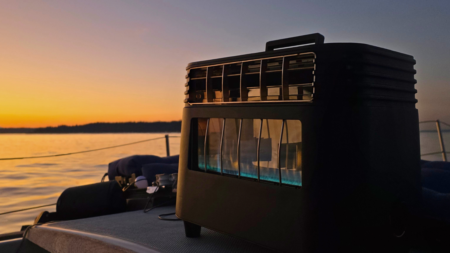 EMBER Portable Forced-Air Propane Heater with Self-Powered Blower