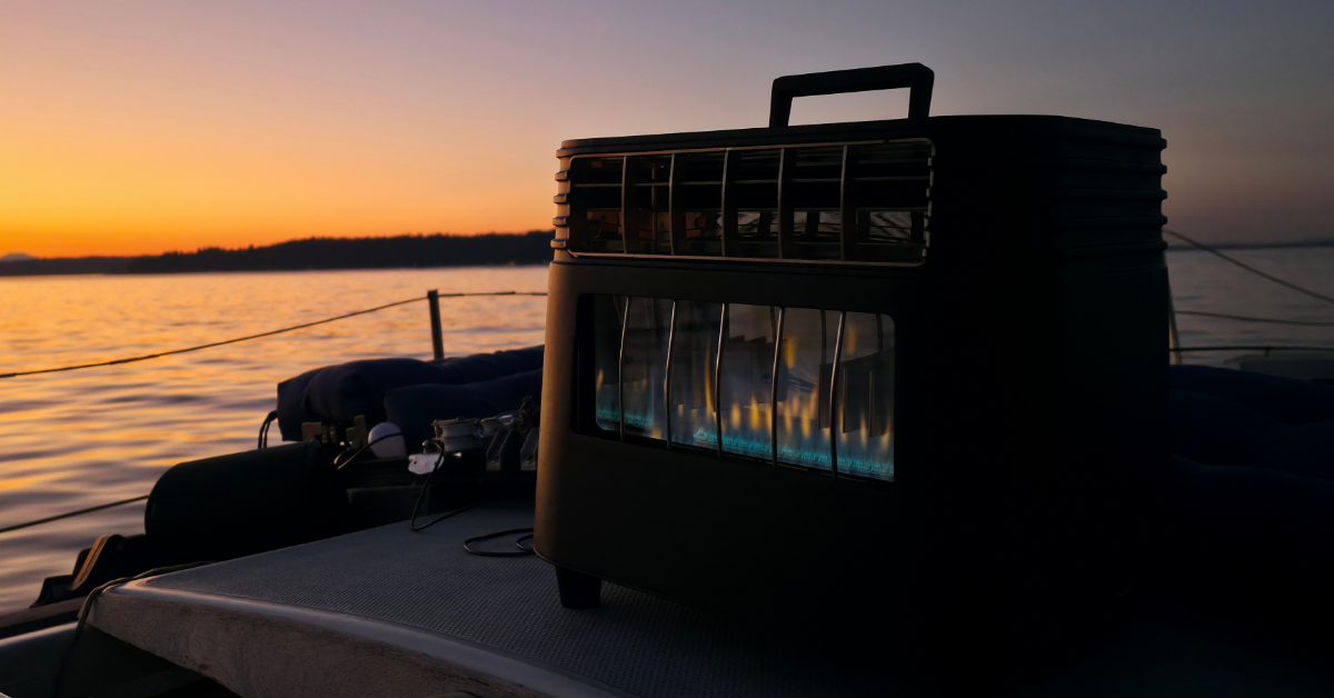 Portable Self-Powered Forced-Air Propane Heater