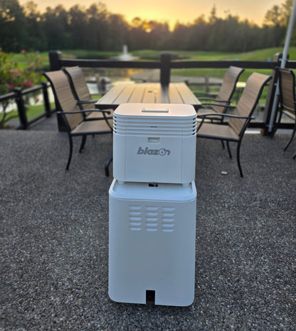 EMBER Tower | Heater + Stand + Hose Adapter | Complete Self-Powered Heating System
